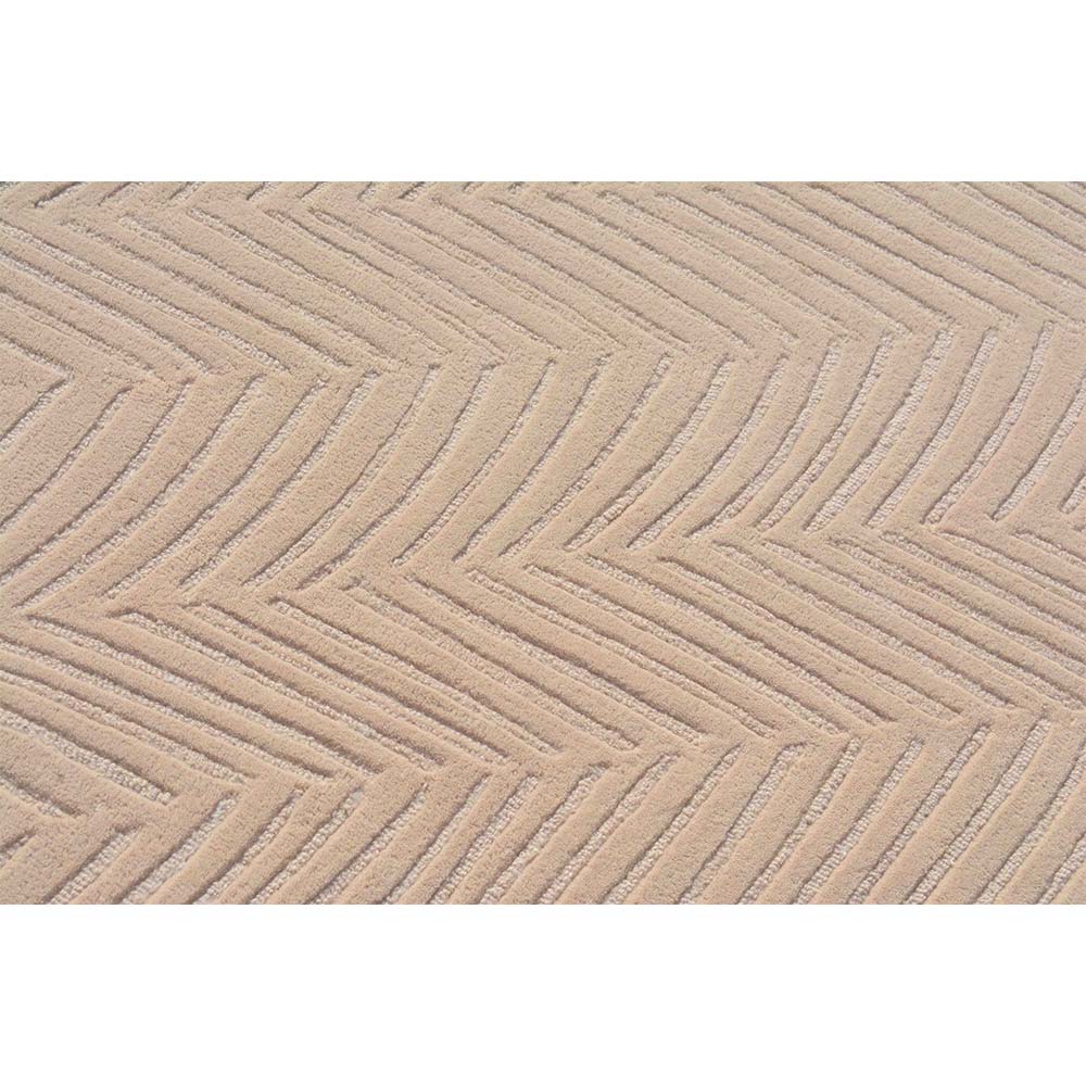 Rugs, (Presto) ICHT1543C4X6, Beige Color Abstract Hand Tufted Wool Carpet - EL15976