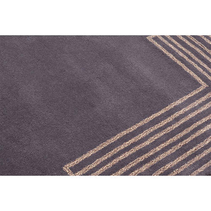 Rugs, (Presto) ICHT1552C5X7, Brown & Beige Color Geometric Hand Tufted Wool Carpet - EL15978