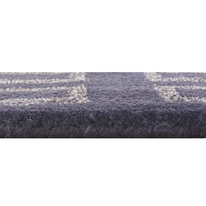 Rugs, (Presto) ICHT1552C5X7, Brown & Beige Color Geometric Hand Tufted Wool Carpet - EL15978