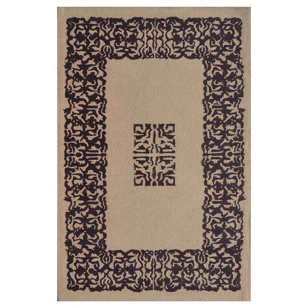 Rugs, (Presto) ICHT1572C4X6, Brown & Beige Color Traditional Hand Tufted Wool Carpet - EL15981