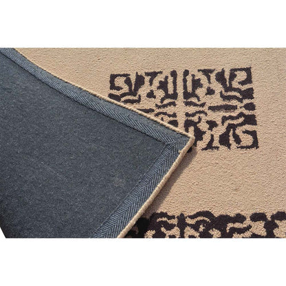 Rugs, (Presto) ICHT1572C4X6, Brown & Beige Color Traditional Hand Tufted Wool Carpet - EL15981