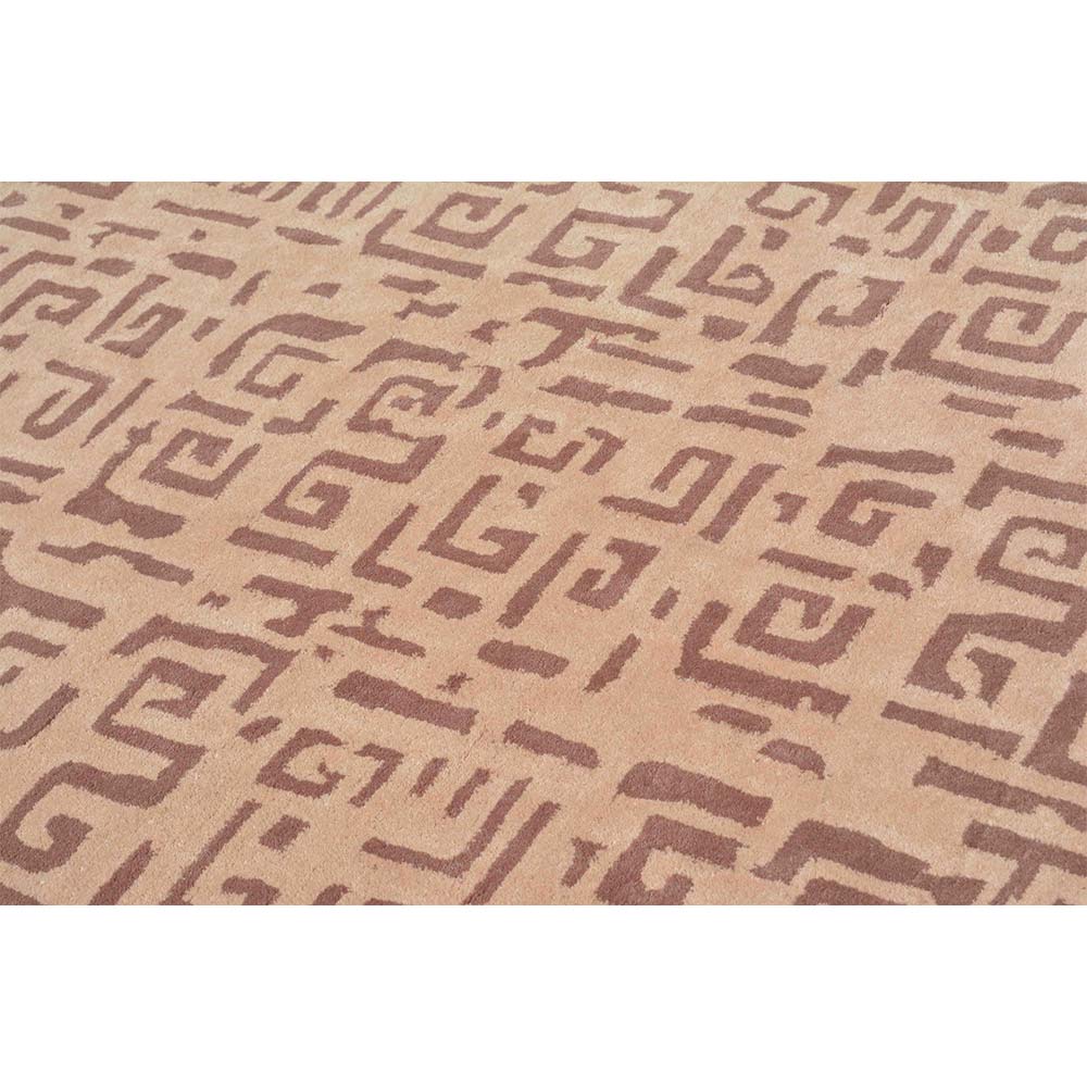 Rugs, (Presto) ICHT1583C3X5, Mouse & Beige Color Abstract Hand Tufted Wool Carpet - EL15982