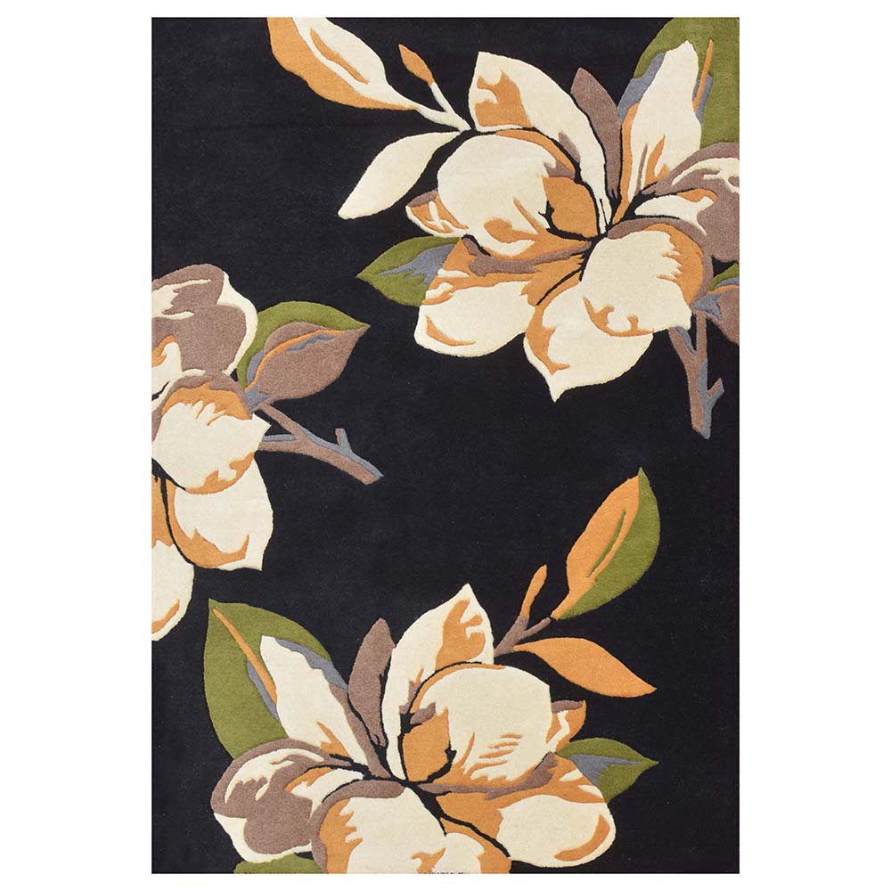 Rugs, (Presto) ICHT1605C5X7, Multicolor Floral Hand Tufted Wool Carpet - EL15986