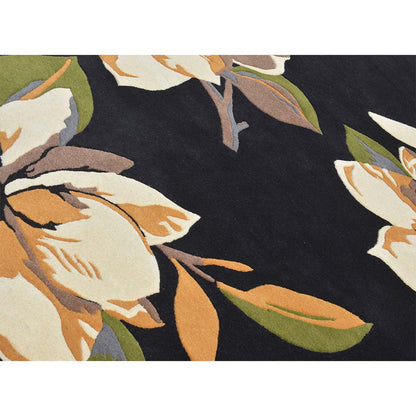 Rugs, (Presto) ICHT1605C5X7, Multicolor Floral Hand Tufted Wool Carpet - EL15986