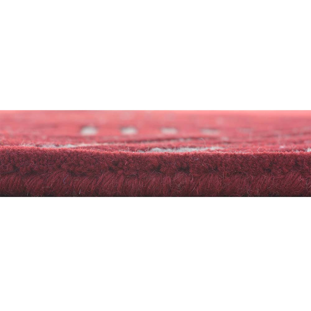 Rugs, (Presto) ICHT1611C4X6,  Red & Beige Color Geometric Hand Tufted Wool Carpet - EL15987