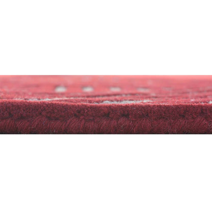 Rugs, (Presto) ICHT1611C4X6,  Red & Beige Color Geometric Hand Tufted Wool Carpet - EL15987