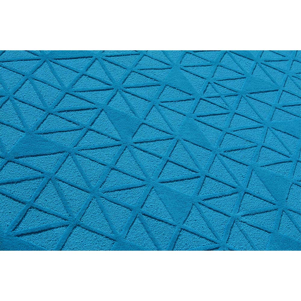 Rugs, (Presto) ICHT1629C6X9, Blue  Color Geometric Hand Tufted Wool Carpet - EL15991