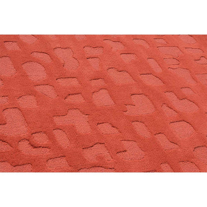 Rugs, (Presto) ICHT1636C5X7, Orange Color Abstract Hand Tufted Wool Carpet- EL15992