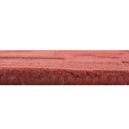 Rugs, (Presto) ICHT1636C5X7, Orange Color Abstract Hand Tufted Wool Carpet- EL15992