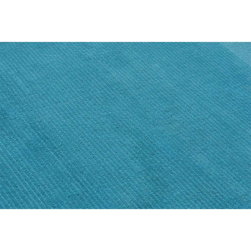 Rugs, (Presto) ICHT1649C5X7, Blue Color Stripe Hand Tufted Wool Carpet- EL15994