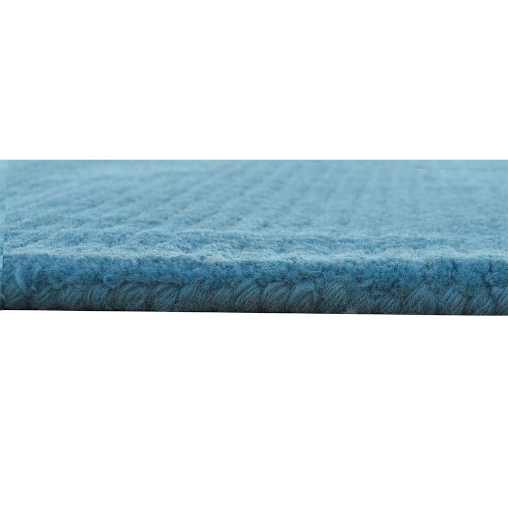 Rugs, (Presto) ICHT1649C5X7, Blue Color Stripe Hand Tufted Wool Carpet- EL15994