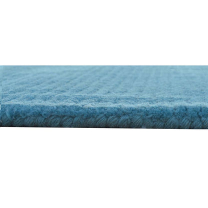 Rugs, (Presto) ICHT1649C5X7, Blue Color Stripe Hand Tufted Wool Carpet- EL15994