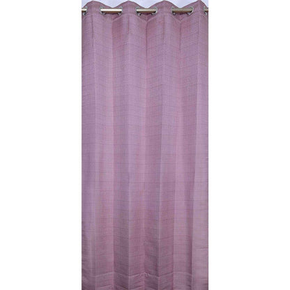 Curtain, (Presto) ICKKB237_D2, Purple colour Texture Jacquard Door curtain Set of 2, Curtain-EL16012-44X84 inches