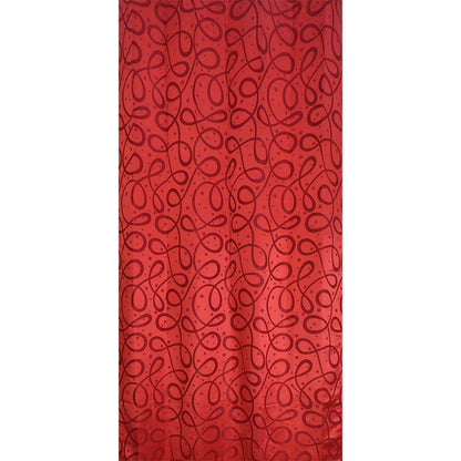 Curtain, (Presto) ICMML1711_D2, Red colour solid Door curtain Set of 2, Curtain-EL16025