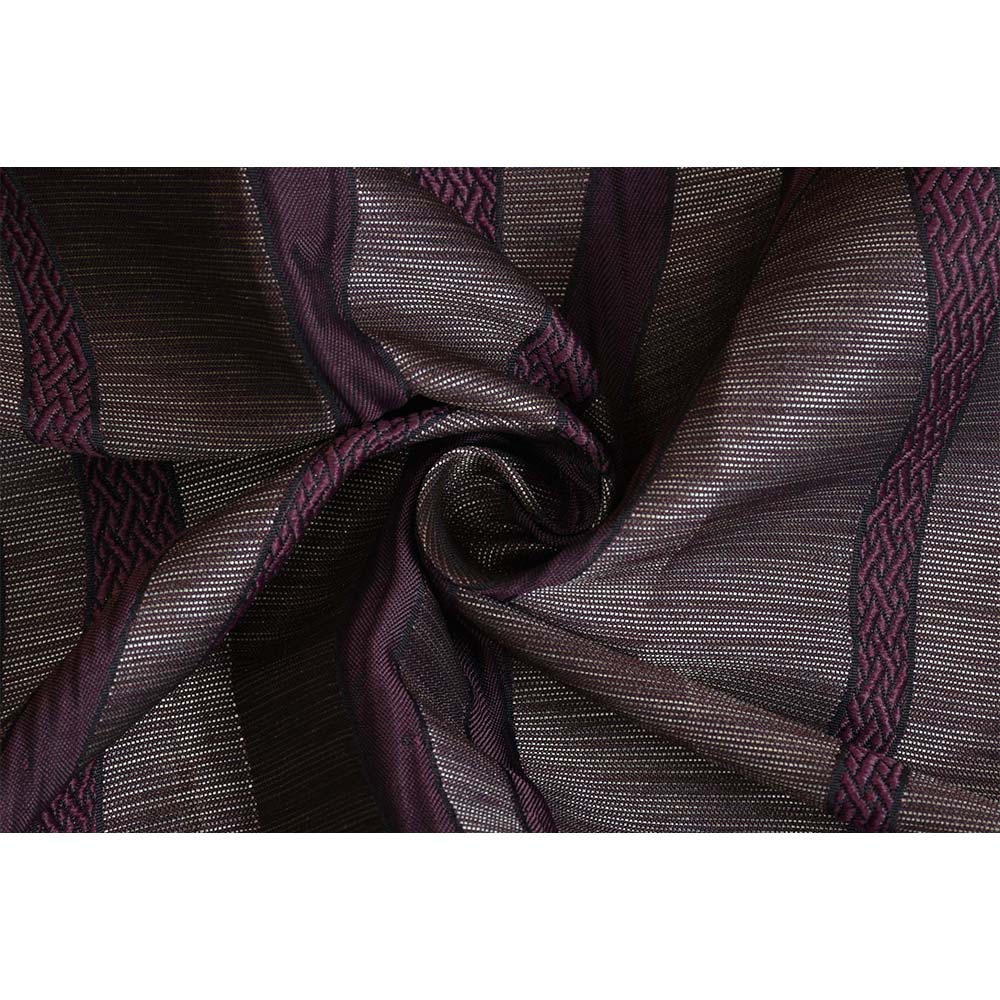 Curtain, (Presto) ICSST455_W2, Wine colour solid  Window curtain Set of 2, Curtain-EL16057-44X60 inches