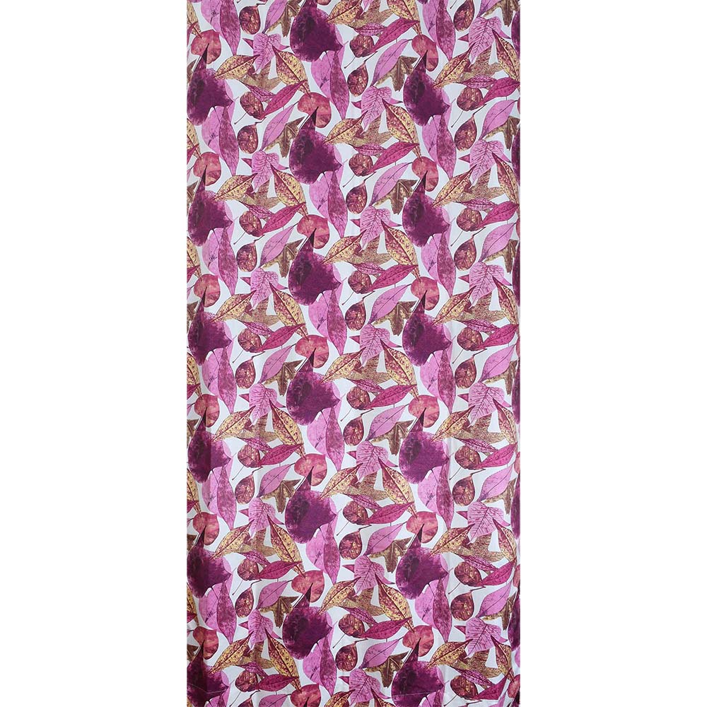 Curtain, (Presto) ICVOL1D14_LD2, Pink, Purple colour solid Long Door curtain Set of 2, Curtain-EL16059-44X108 inches