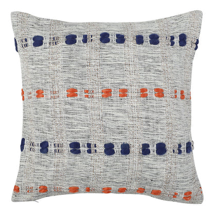 Cushion, (Cocotier) Cushion 1, Handwoven Cotton Cushion with Concealed Zip Closure, Cotton Lining Inside, Cushion - EL16063