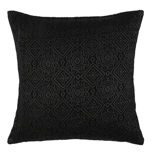 Cushion, (Cocotier) Cushion 2, Handwoven Cotton Cushion with Concealed Zip Closure, Cotton Lining Inside, Cushion - EL16064