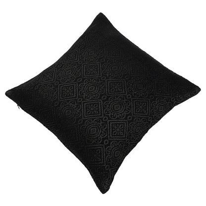 Cushion, (Cocotier) Cushion 2, Handwoven Cotton Cushion with Concealed Zip Closure, Cotton Lining Inside, Cushion - EL16064