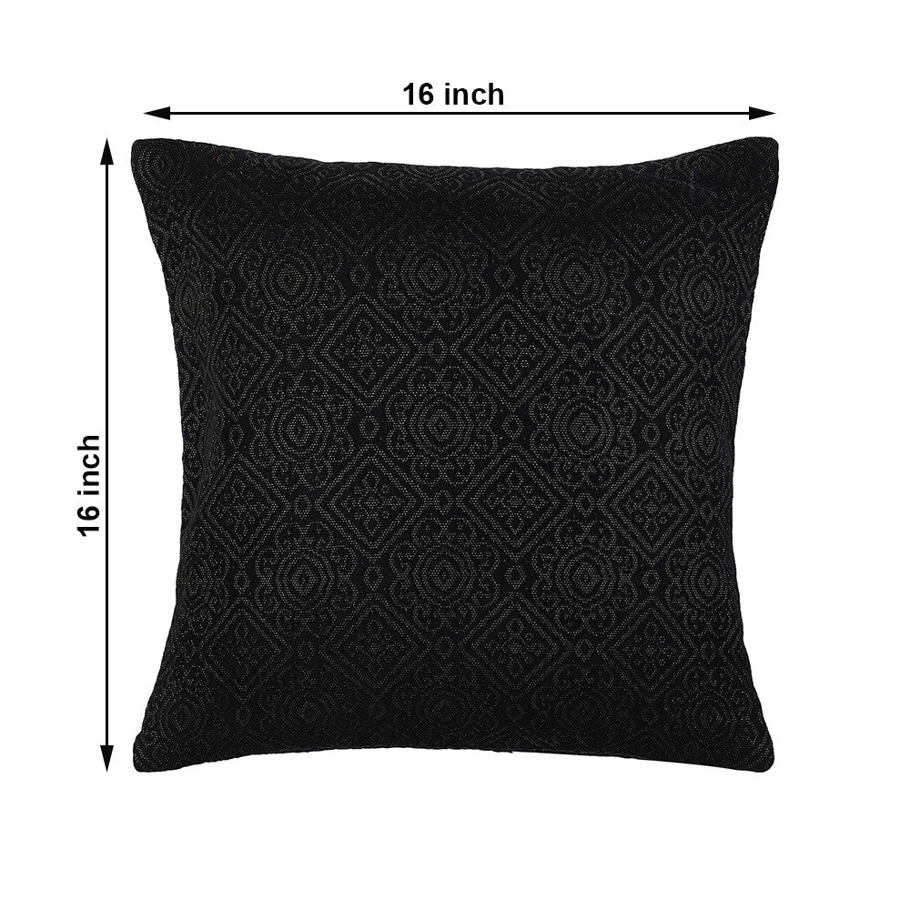 Cushion, (Cocotier) Cushion 2, Handwoven Cotton Cushion with Concealed Zip Closure, Cotton Lining Inside, Cushion - EL16064