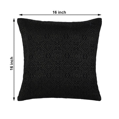 Cushion, (Cocotier) Cushion 2, Handwoven Cotton Cushion with Concealed Zip Closure, Cotton Lining Inside, Cushion - EL16064