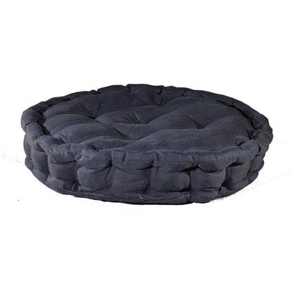 Cushion, Dark Blue Color Cushion, Cushion in Round Shape, Chair Pad, Chair Cushion, Cushion - EL16072