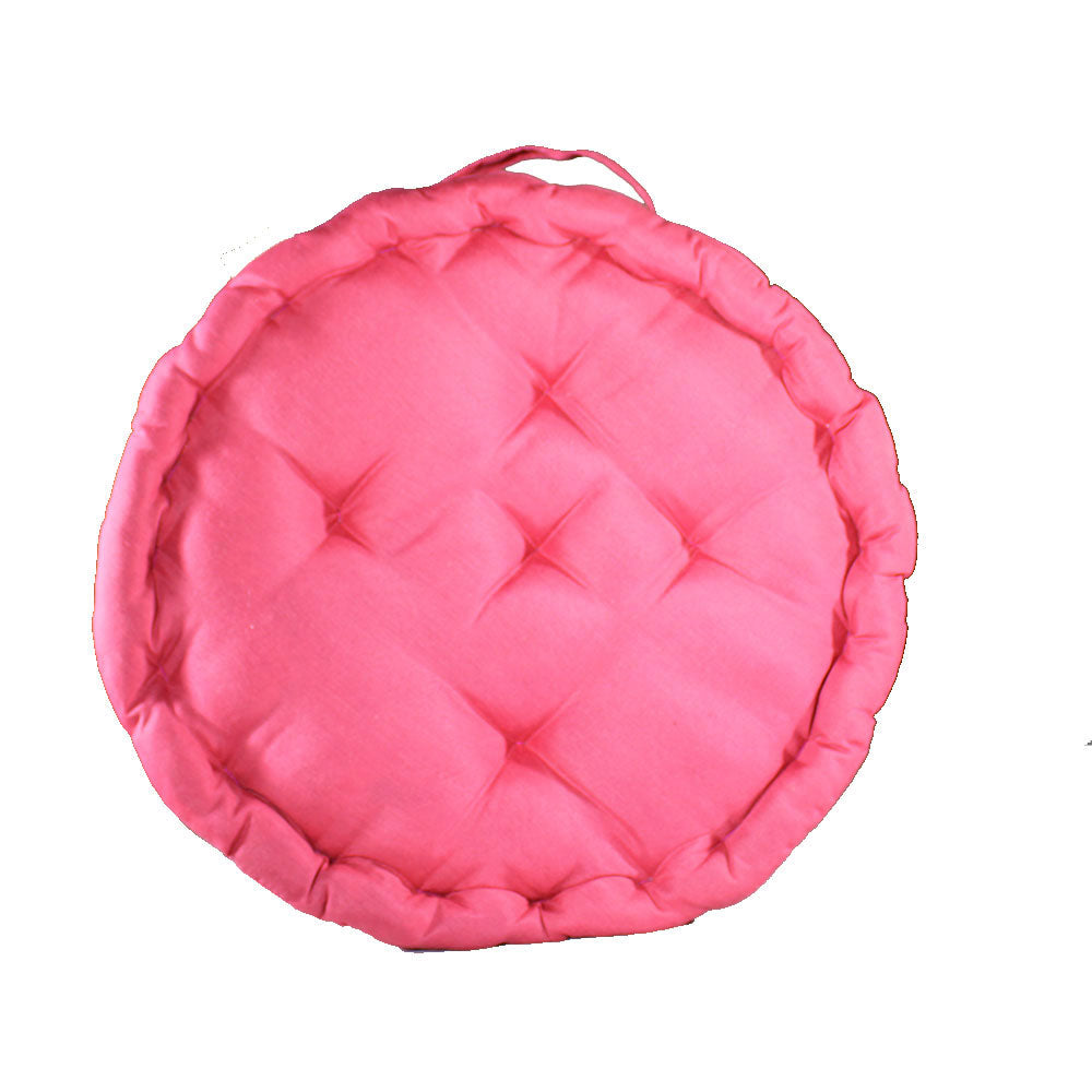 Cushion, Dusty Pink Color Cushion, Cushion in Round Shape, Chair Pad, Chair Cushion, Cushion - EL16074