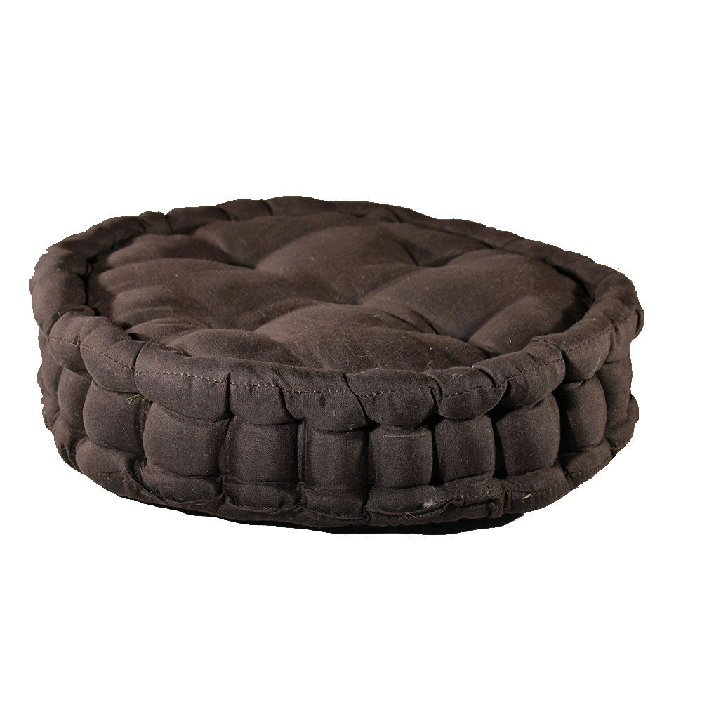 Cushion, Brown Color Cushion, Cushion in Round Shape, Chair Pad, Chair Cushion, Cushion - EL16075