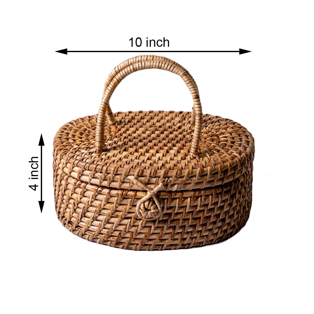 Table Accessory, TAA001(ASSAM ADMIRATION), Designer Oval Shaped Basket, Flower Basket, Storage Basket - EL16077