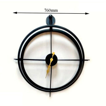 Clocks, Clocks for Home, Clocks in Round Shape, Clock in Black Color, Clocks - EL2068