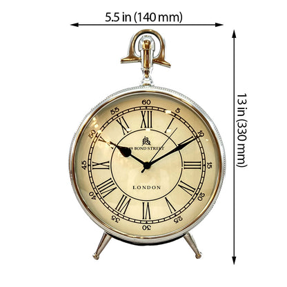 Clock, Table clock, Clock in Silver Color, Clocks - EL2075