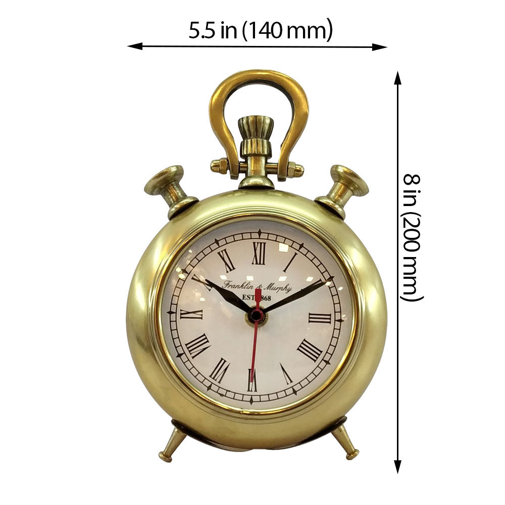 Clock, Clock for Table, Clock in Gold Color, Clocks - EL2082