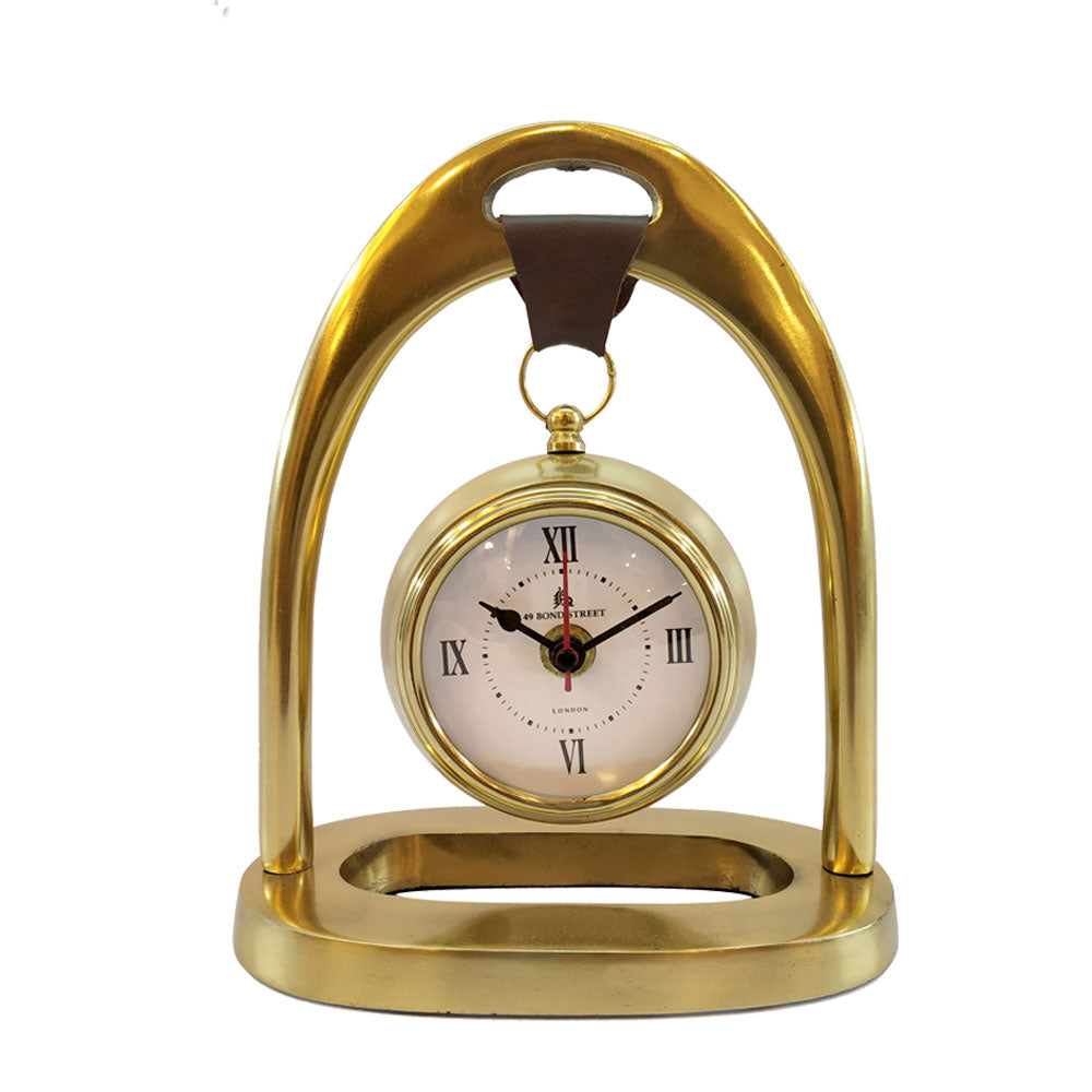 Clock, Clock for Table, Clock in Gold Color, Clocks - EL2084