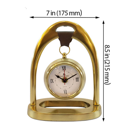 Clock, Clock for Table, Clock in Gold Color, Clocks - EL2084