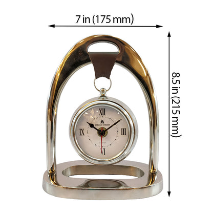 Clock, Clock for Table, Clock in Silver Color, Clocks - EL2085