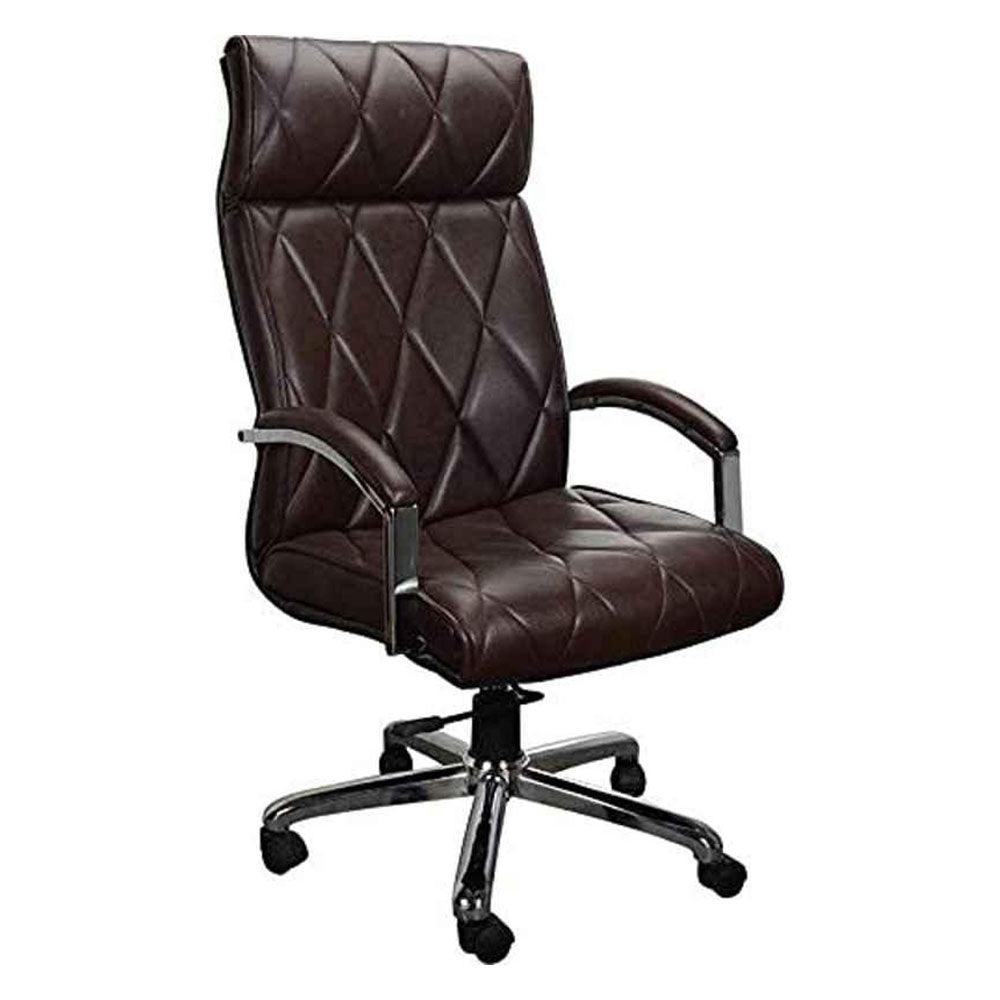 Office Chair, Leatherette Office Chair, Director Chair, Brown Color Chair, Office Chair - EL21000