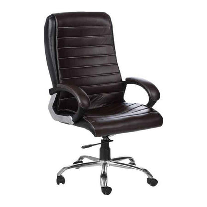 Office Chair, Leatherette Office Chair, Director Chair, Brown Color Chair, Office Chair - EL21001