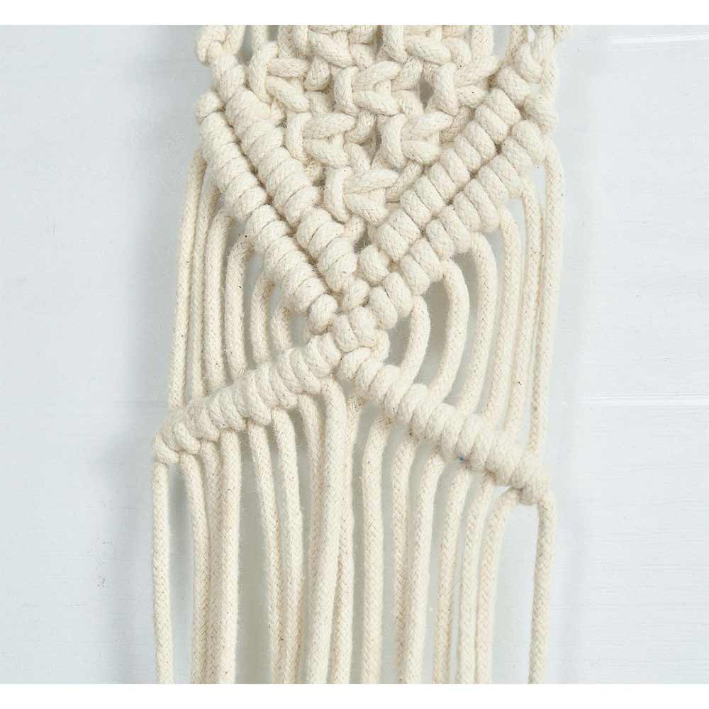 Hanging Plant (i73_1_1), Macrame Planter Pot Holder Hanging, Hanging Plant in White Color Hanging Plant - EL2171