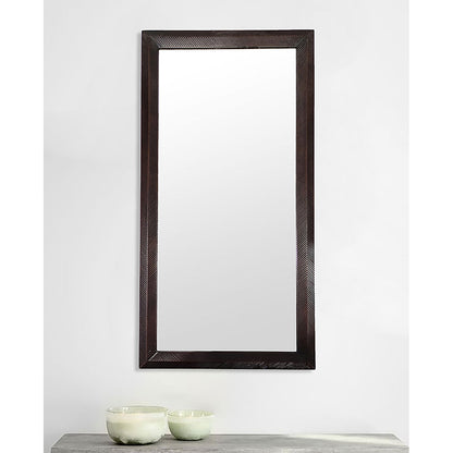 Mirror, SCSAI/2021/253 (STRAWBERRY COLLECTIVE), Wooded Manor Mirror - Natural, Mirror - EL2211