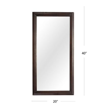 Mirror, SCSAI/2021/253 (STRAWBERRY COLLECTIVE), Wooded Manor Mirror - Natural, Mirror - EL2211