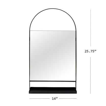 Mirror, SCSAI/2021/255 (STRAWBERRY COLLECTIVE), Elizabeth Arch Shelved Wall Mirror , Mirror - EL2212