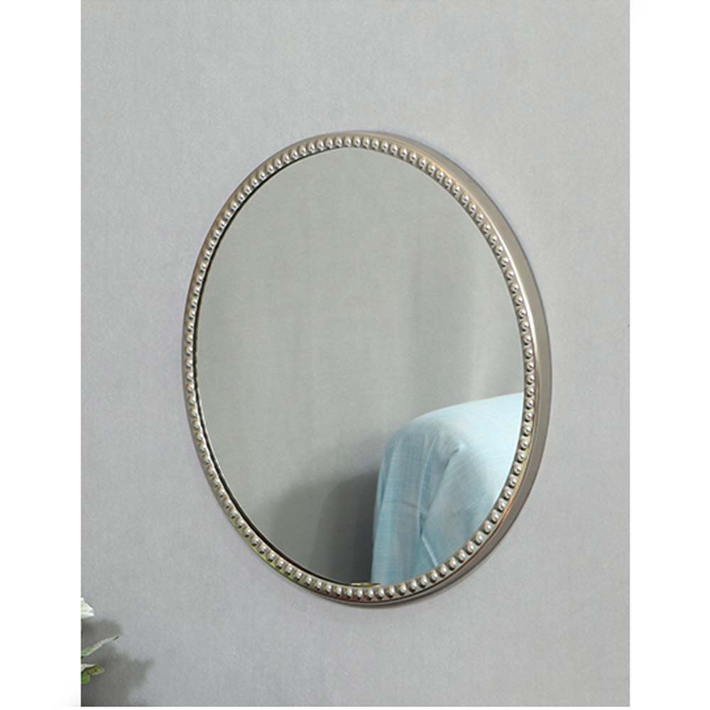 Mirror, (DWM111050) Cocovey Homes, Nickle Metal Wall Mirror, Mirror - EL2251