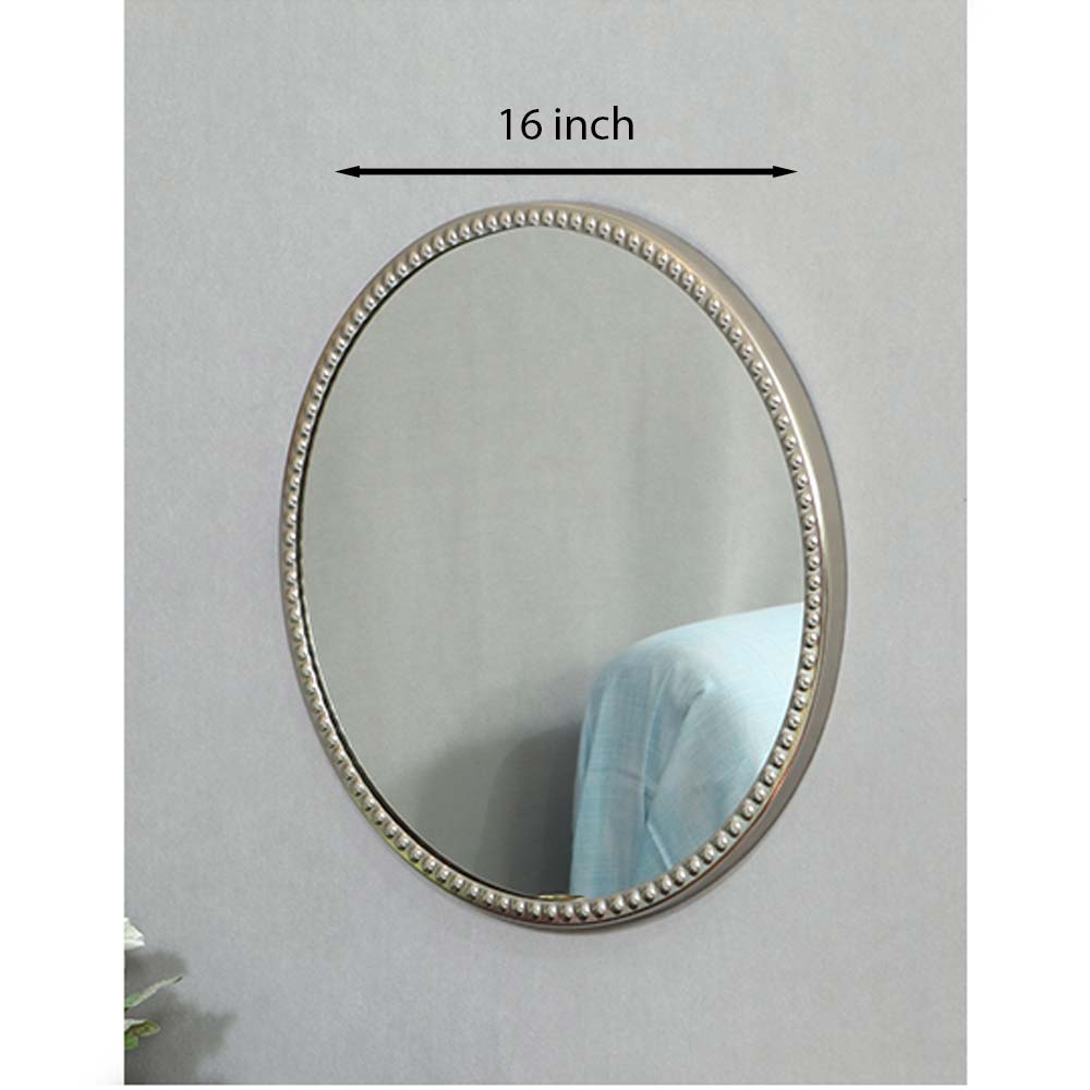 Mirror, (DWM111050) Cocovey Homes, Nickle Metal Wall Mirror, Mirror - EL2251