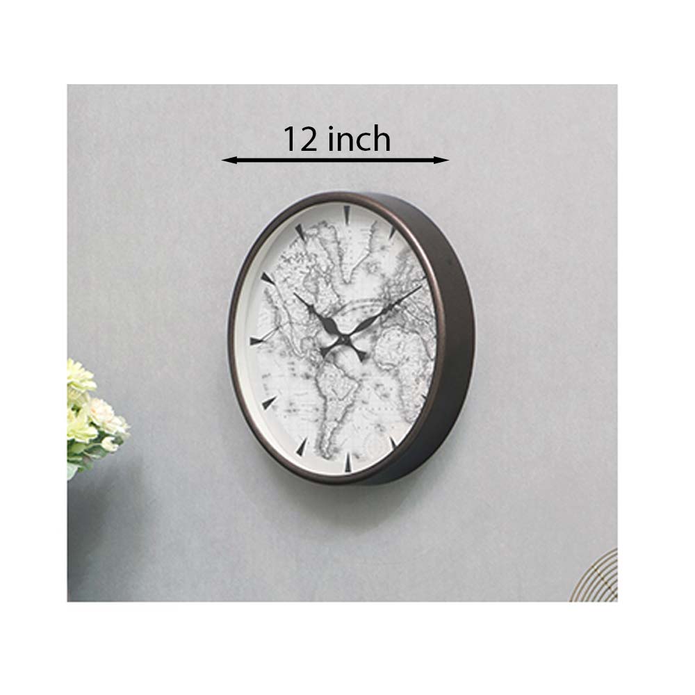 Wall Clock, (HWC111075) Cocovey Homes, Attractive Copper Wall Clock, Wall Clock - EL2268