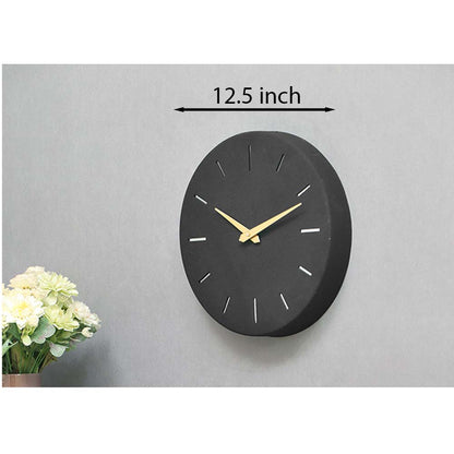 Wall Clock, (HWC111076) Cocovey Homes, Charming Black Wall Clock, Wall Clock - EL2269