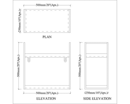 Toilet Accessory, Storage Rack,  Vanity Top Storage Rack cum Bathroom Wall Mounted Rack, Toilet Accessory - EL2335