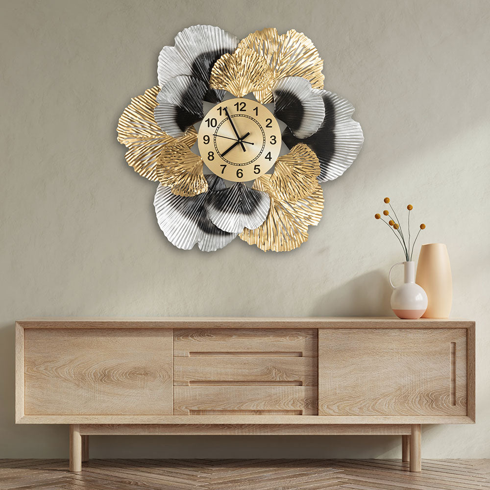 Wall Clock, UAC003(UA OVERSEAS), Flower Wall Clock, Designer Clock, Wall Clock - EL2340