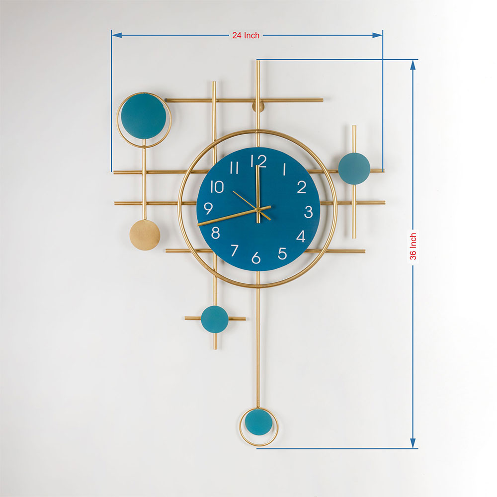 Wall Clock, UAC010(UA OVERSEAS), Metal Wall Clock, Unique Design Clock, Wall Clock - EL2345