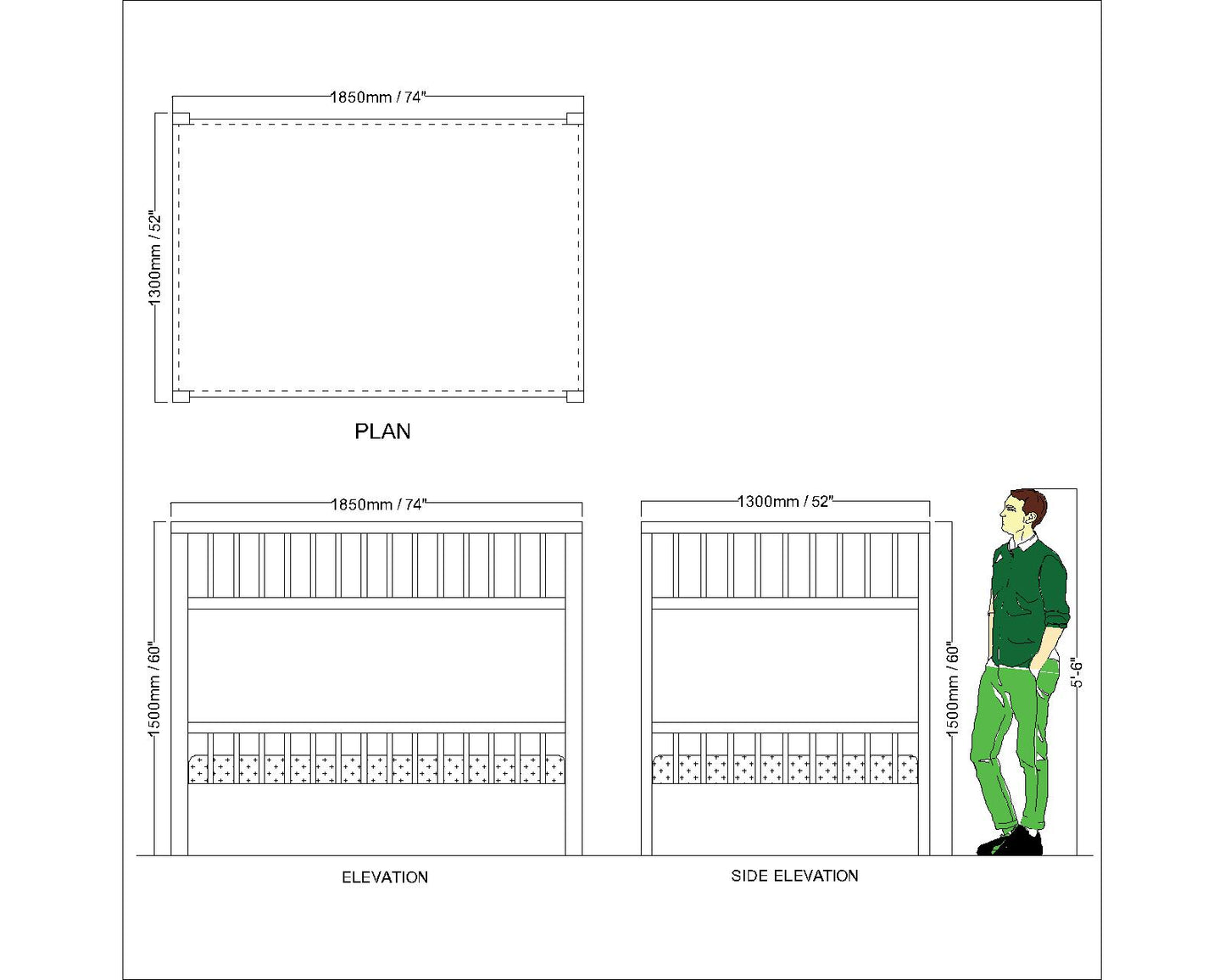 Tent Bed, Tent Bed in White Color, Tent Bed - EL5070