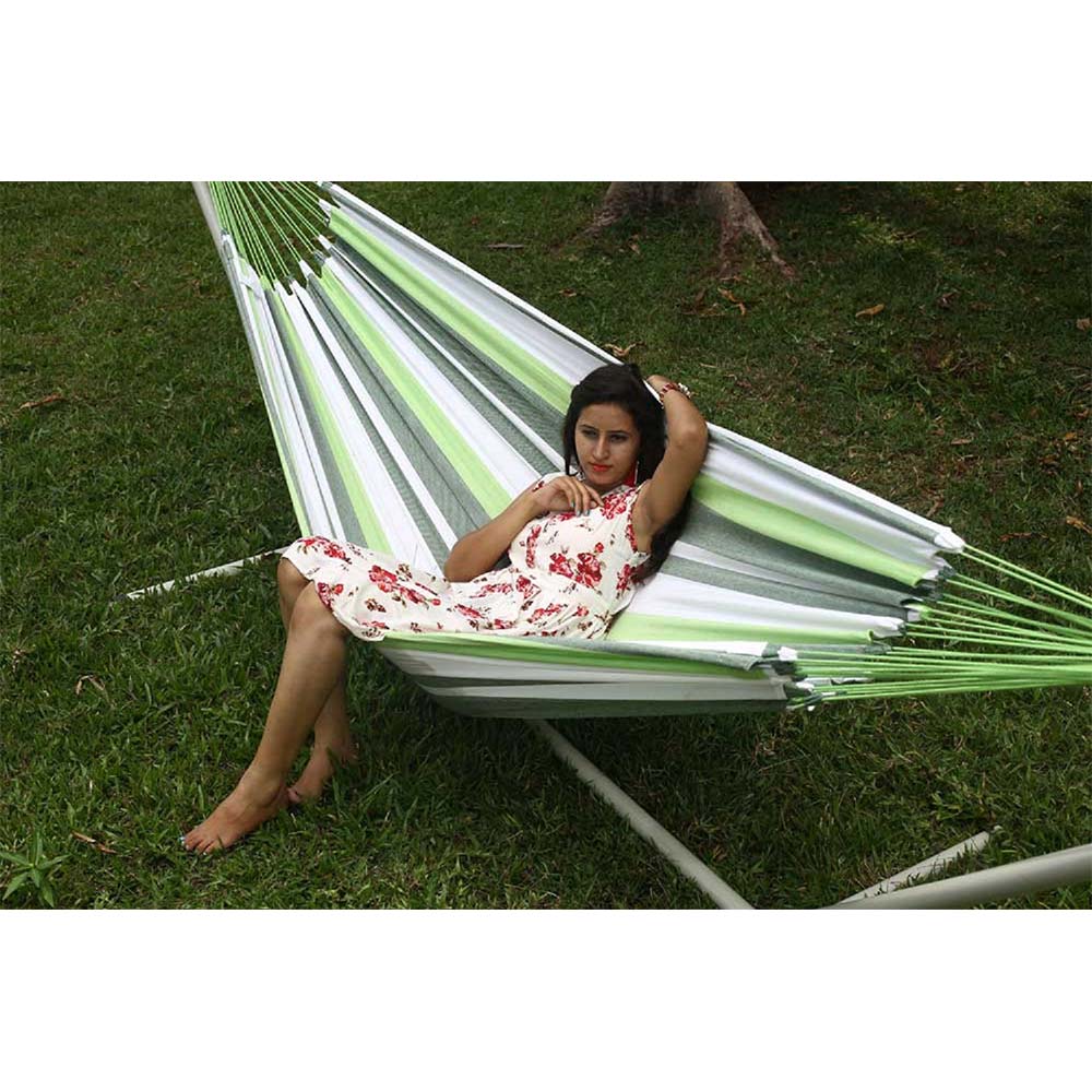 Natural Casual Hanging Swing Chair with Pillows for adults set is made out of 100 percent Cotton thick durable natural canvas, Swing - EL6076